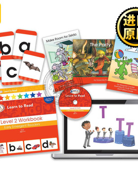 儿童英语自然拼读迷上语音系列 第一级 英文原版教材 Hooked on Phonics Learn to Read Level 1儿童语音学习阅读进口书英文版