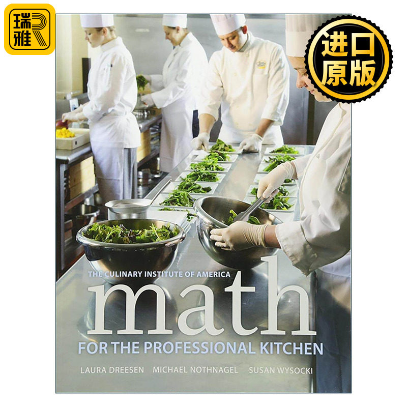 英文原版 Math For the Professional Kitchen 专业厨房数学 美国烹饪学院 英文版 进口英语原版书籍