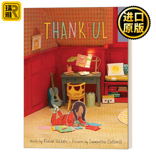 感恩 精装 进口英语原版 绘本 书籍 Vickers Thankful Elaine 英文原版 英文版