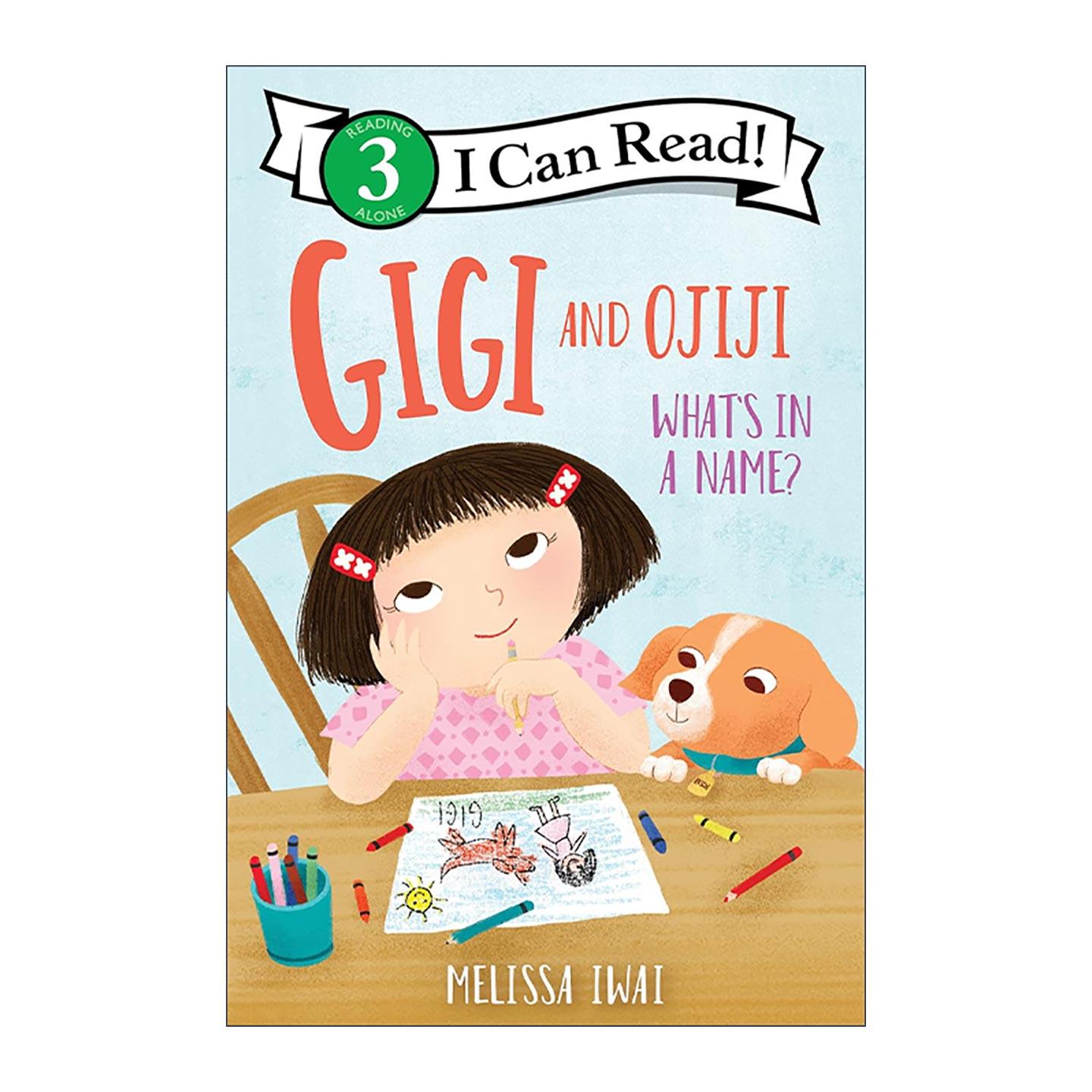 英文原版 Gigi and Ojiji What’s in a Name 吉吉与爷爷 取名字 I Can Read level 3分级阅读 英文版 进口英语原版书籍