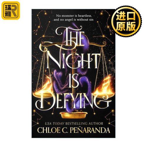 英文原版 The Night is Defying 夜晚正在反抗 黑暗奇幻浪漫小说 夜陨三部曲2 Nytefall Trilogy 英文版 进口英语原版书籍