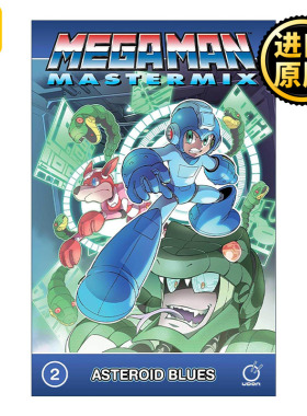 英文原版 Mega Man Mastermix Volume 2 洛克人漫画合集卷二 全彩 日笠淳 英文版 进口英语原版书籍