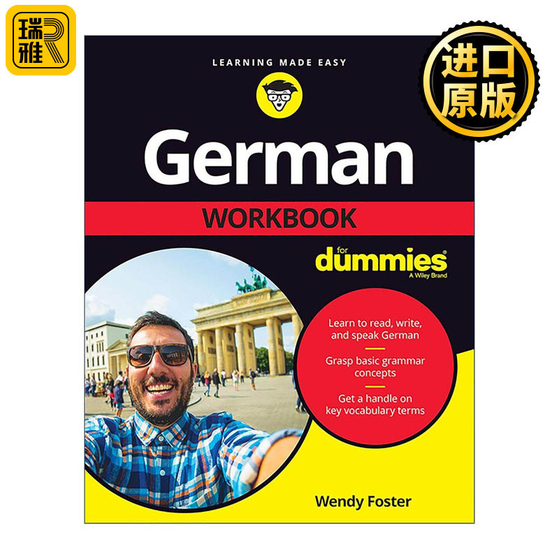 原版 German Workbook for Dummies 德语达人迷练习册 进口原版书籍