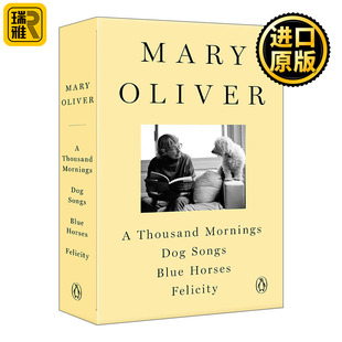 玛丽·奥利弗诗歌 幸福 Mary 蓝马 英文原版 犬之诗 4册套装 Oliver 一千个清晨