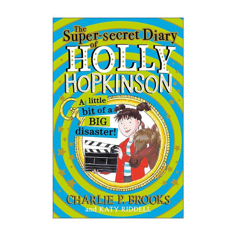 英文原版 Holly Hopkinson: a Little Bit of a Big Disaster 霍莉的超级秘密日记2 青少年幽默插画故事书 进口英语原版书籍