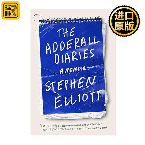 英文原版 The Adderall Diaries 阿德拉日记 情绪 受虐与谋杀回忆录 英文版 进口英语原版书籍