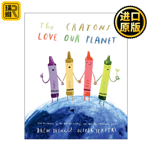 The Crayons Love Our Planet 小蜡笔爱地球 Oliver Jeffers精装绘本
