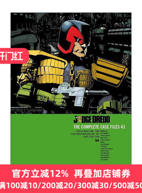 英文原版 Judge Dredd The Complete Case Files 43 特警判官 漫画合集43 英文版 进口英语原版书籍