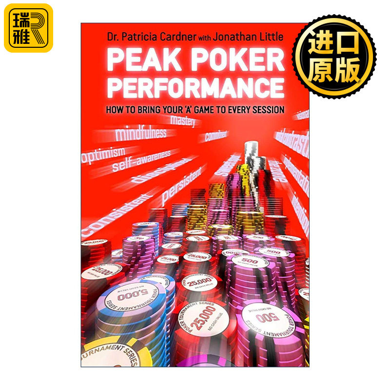 英文原版 Peak Poker Performance 巅峰扑克表现 把A级状态带进每一场对决 英文版 进口英语原版书籍