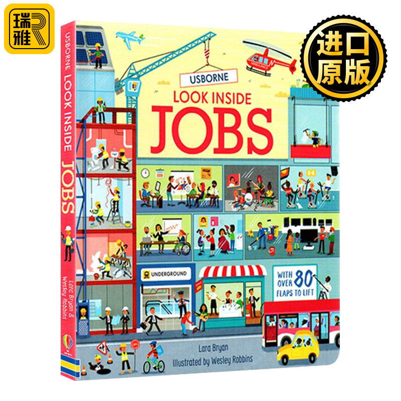 看里面系列 揭秘职业 工作 Look Inside Jobs 英文原版 儿童科普百科立体翻翻书 精装纸板书 尤斯伯恩 Usborne 进口原版英语书籍,书籍/杂志/报纸,儿童读物原版书,淘宝优惠券,粉丝福利购,淘宝优惠卷