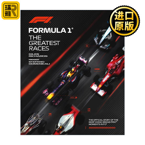 英文原版 Formula 1 The Greatest Races 一级方程式 史上伟大的比赛 F1指南精装 英文版 进口英语原版书籍