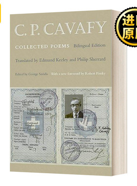 C. P. Cavafy Collected Poems 朱敬卡瓦菲 诗集 英文原版