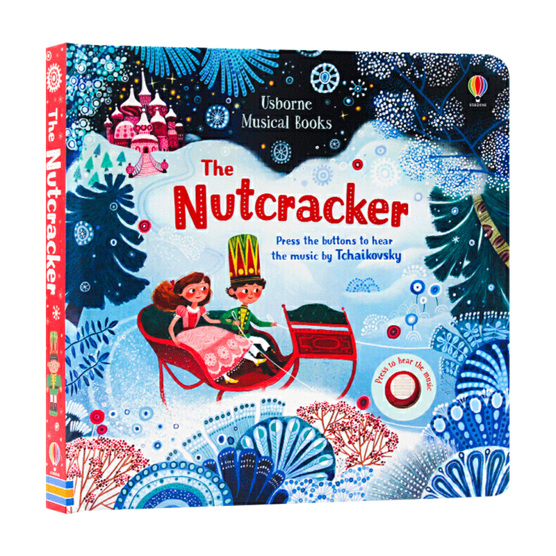 Usborne 胡桃夹子 音乐发声书 英文原版绘本 The Nutcracker Musical Books尤斯伯恩系列儿童启蒙认知早教纸板洞洞翻翻书 进口书籍