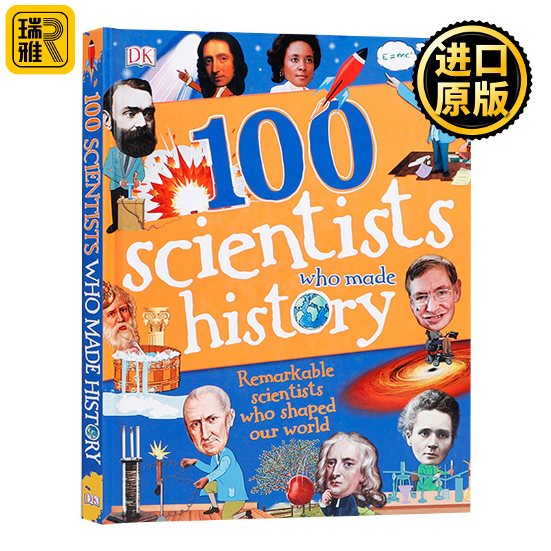 100 Scientists Who Made History 100位创造历史的科学家儿童名人历史故事 英文原版