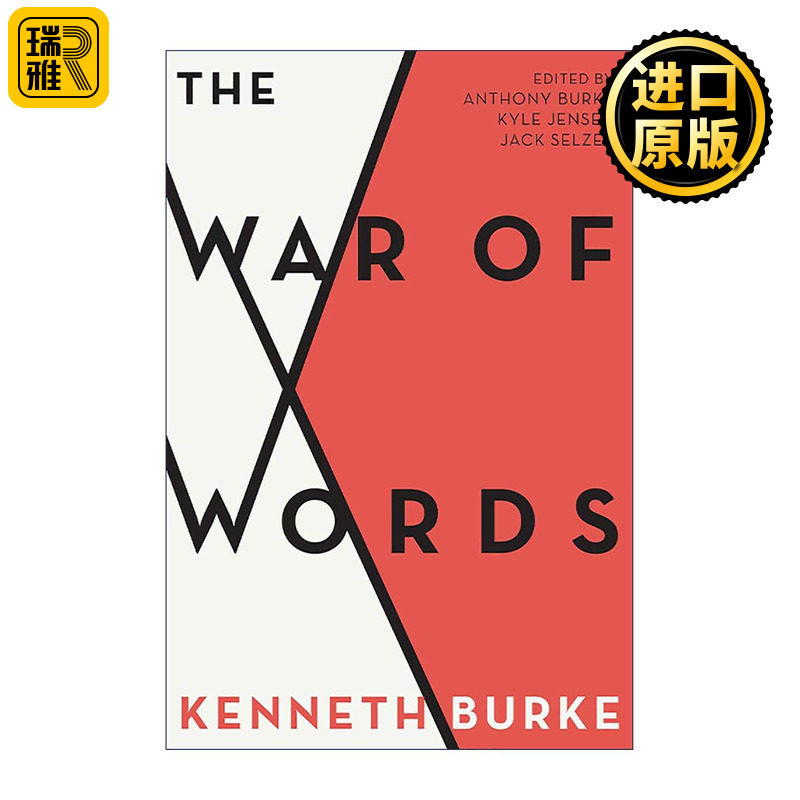 英文原版 War of Words 词语的战争 修辞学家肯尼斯·伯克 英文版 进口英语原版书籍