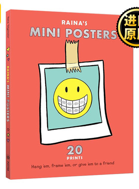 Raina's Mini Posters 文创明信片 纽约时报畅销书作者 英文原版