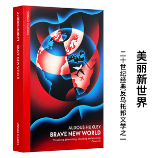 反乌托邦文学之一Aldous 进口英语书籍 Brave 赫胥黎作品 Revisited World 小说 New Huxley 美丽新世界 二十世纪经典 英文原版