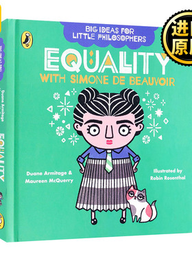 英文原版 Big Ideas for Little Philosophers Equality with Simone de Beauvoir脑洞大开的哲学家西蒙娜德波伏娃 波伏瓦英语书籍
