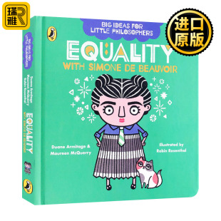 with Big Philosophers 英文原版 Simone 哲学家西蒙娜德波伏娃 for Beauvoir脑洞大开 Ideas 波伏瓦英语书籍 Little Equality