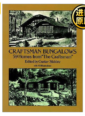 Craftsman Bungalows (Dover Architecture) 英文原版