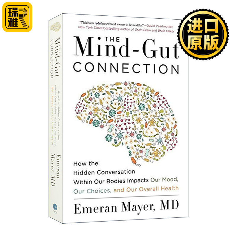 英文原版 The Mind-Gut Connection 肠道大脑 饮食如何改变情绪 决策和健康 英文版 进口英语原版书籍