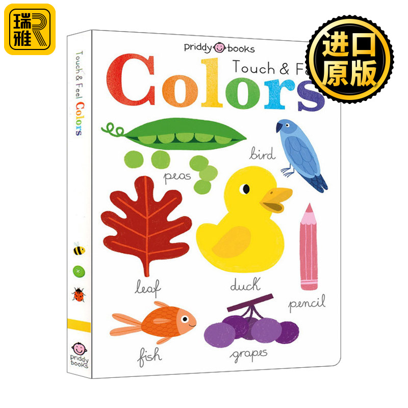 Learn and Explore Touch and Feel Colors Roger Priddy儿童绘本