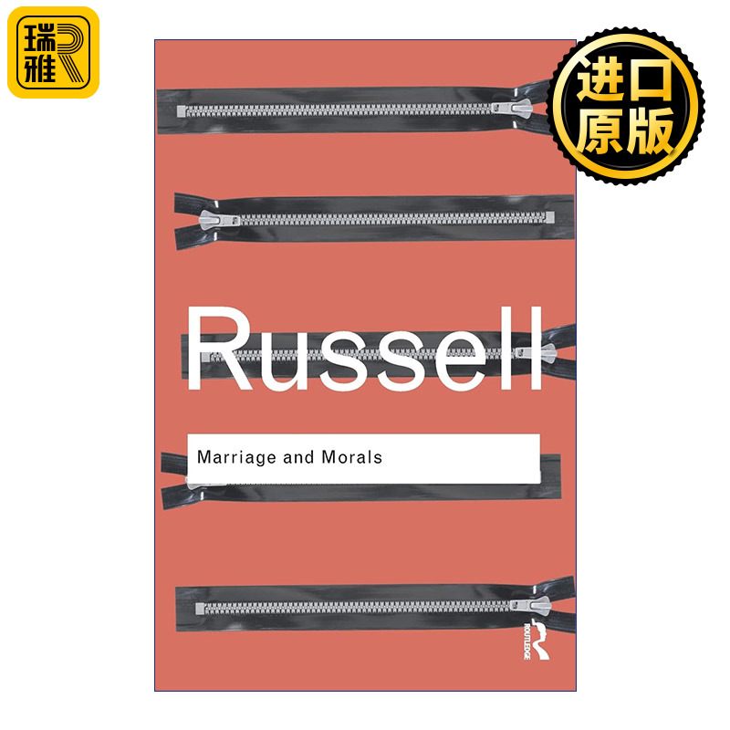 Marriage and Morals 婚姻与道德  伯特兰罗素 Routledge Classics系列 书籍/杂志/报纸 人文社科类原版书 原图主图