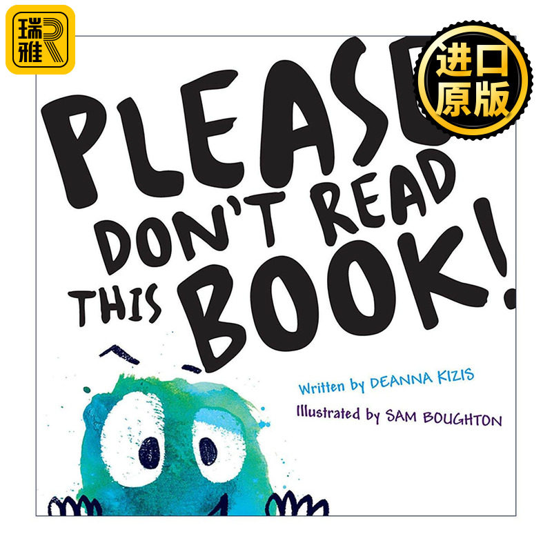 英文原版 Please Don't Read This Book 请不要读这本书 儿童精装绘本 Sam Boughton插画 英文版 进口英语原版书籍