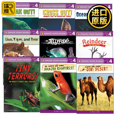 Penguin Young Readers, Level 4 企鹅青少分级阅读4级读物 动物主题系列9册