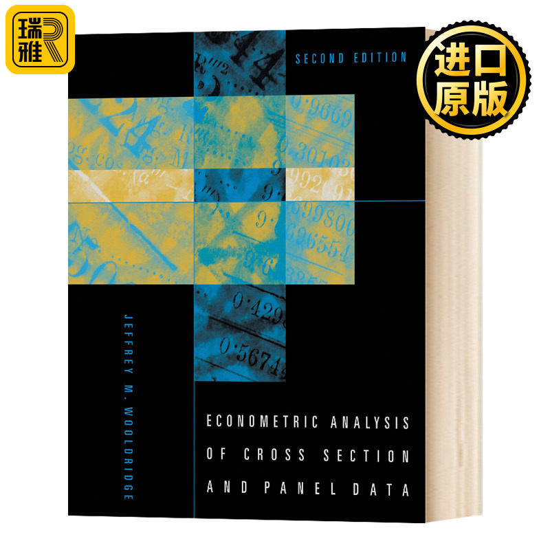 截面和面板数据的计量经济学分析 第二版 英文原版 Econometric Analysis of Cross Section and Panel Data 全英文版英语书籍