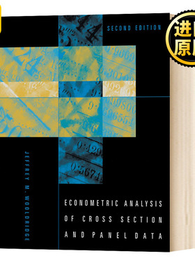 截面和面板数据的计量经济学分析 第二版 英文原版 Econometric Analysis of Cross Section and Panel Data 全英文版英语书籍