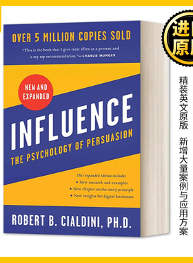 Influence: The Psychology of Persuasion 影响力 修订版 精装 英文原版