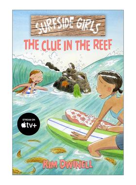 英文原版 Surfside Girls The Clue in the Reef 冲浪女孩 暗礁中的线索 儿童推理冒险漫画 Kim Dwinell 英文版 进口英语原版书籍