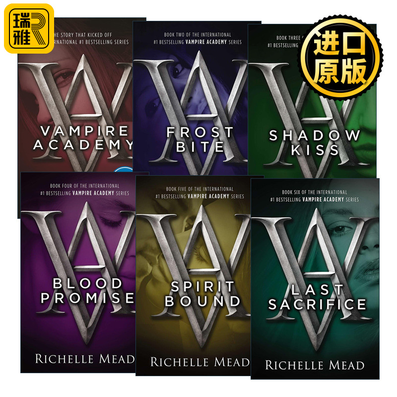 英文原版小说 Vampire Academy吸血鬼学院系列6册 Richelle Mead英文版进口英语原版书籍-封面