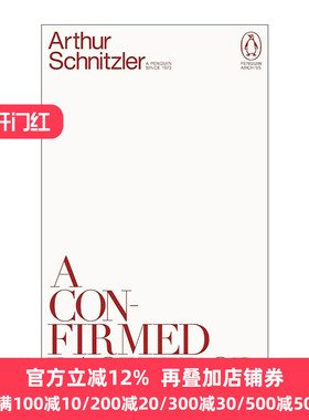 英文原版 A Confirmed Bachelor 单身汉的忏悔 阿图尔·施尼茨勒 企鹅经典文学90周年纪念系列 英文版 进口英语原版书籍