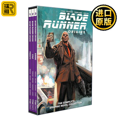 英文原版 Blade Runner Origins 1-3 Box Set 银翼杀手 起源 漫画三册盒装 英文版 进口英语原版书籍