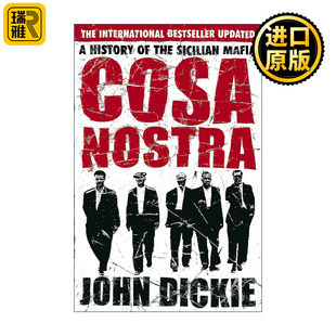 英文原版 歷史 進口英語原版 書籍 意大利黑手黨 英文版 獻血兄弟 Nostra Cosa 約翰·迪基