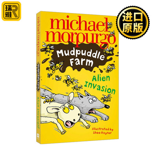 英文原版 Mudpuddle Farm — Alien Invasion! 泥潭农场：外星人入侵 英国国宝级儿童文学作家迈克尔·莫波格Michael Morpurgo