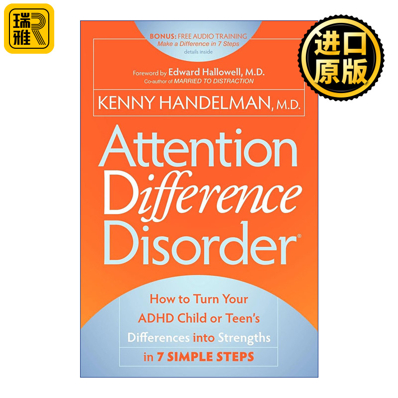 正版 Attention Difference Disorder 英文原版 进口英语书籍