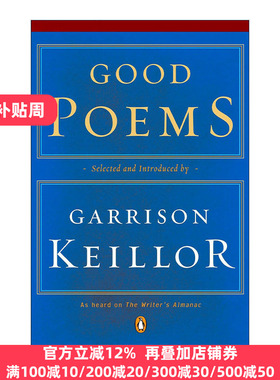 Good Poems 好诗选集 Garrison Keillor