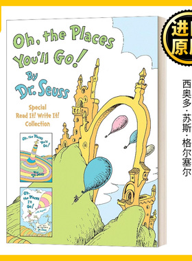 Oh, the Places You'll Go! The Read It! Write It! 你会去的地方 苏斯博士经典绘本活动书 2册套装