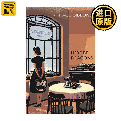英文原版 Here Be Dragons 此处有龙 斯黛拉·吉本思Stella Gibbons小说 令人难以宽慰的农庄作者 英文版 进口英语原版书籍