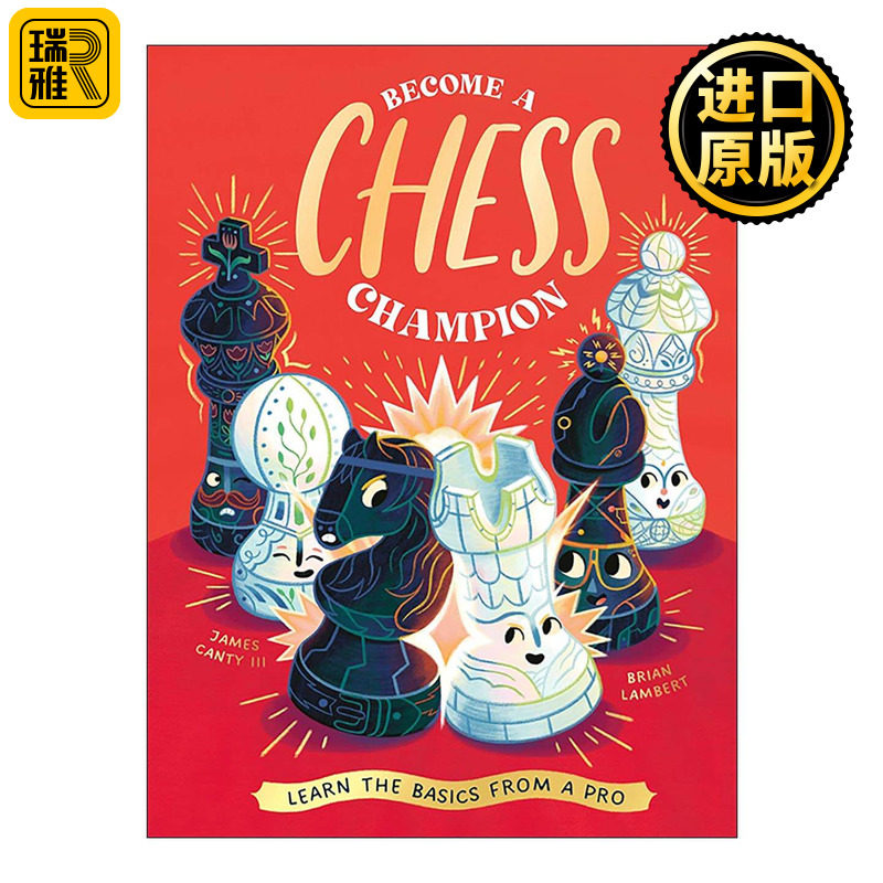 英文原版 Become a Chess Champion 成为国际象棋冠军 向专业人士学习基本知识 儿童入门指南精装 英文版 进口英语原版书籍