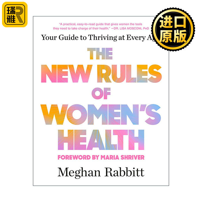 英文原版 The New Rules of Women's Health 女性健康新法则 助你在每个年龄段焕发活力实用指南 Meghan Rabbitt 进口英语原版书籍