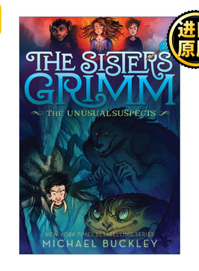 英文原版 The Unusual Suspects The Sisters Grimm 02 不寻常的嫌疑人 格林姐妹系列02 十周年纪念版 儿童奇幻童话推理小说