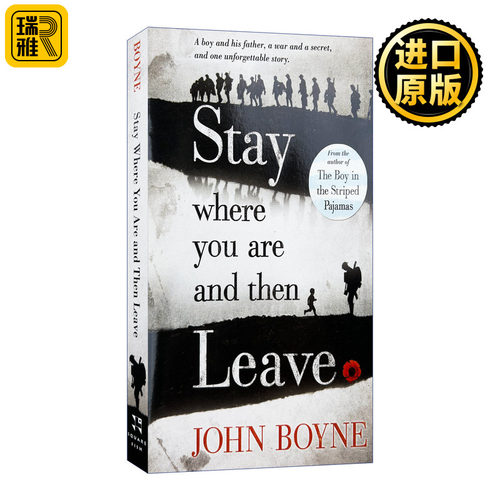 待在原地 然后离开 英文原版小说 Stay Where You Are And Then Leave 英文版 John Boyne 进口英语原版书籍