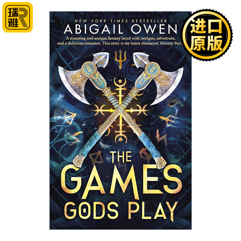 英文原版 The Games Gods Play 众神的游戏 Abigail Owen畅销奇幻浪漫小说 英文版 进口英语原版书籍