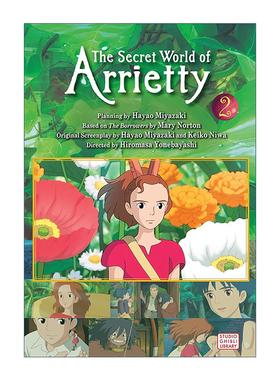 英文原版 Secret World of Arrietty Film Comic Vol.2 借东西的小人阿莉埃蒂Vol.2 宫崎骏 英文版 进口英语原版书籍