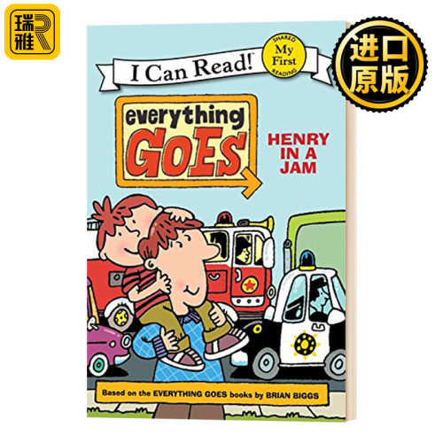 一切顺利 亨利堵车啦 英文原版 Everything Goes: Henry in a Jam My First I Can Read 交通工具系列 全英文版进口原版英语书籍