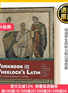 韦洛克拉丁语练习册 英文原版 Workbook for Wheelock's Latin 韦洛克拉丁语教程 拉丁文经典入门教辅 全英文版进口英语工具书